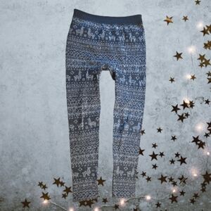 Wallflower Gray and White Llama Patterned Leggings
